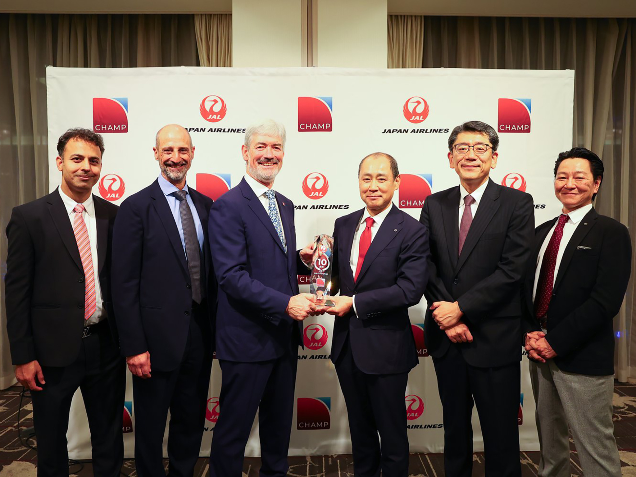 Japan Airlines celebrates 10 years of air cargo transformation and operational excellence with CHAMP Cargosystems